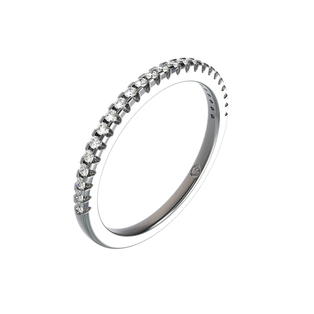 Cassio Creation - Single Row Diamond Band