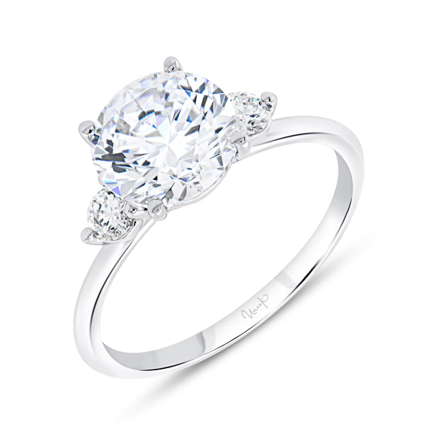 Uneek Timeless Collection Three-Stone Engagement Ring