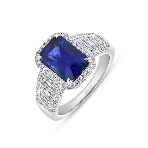 Uneek Signature Collection Halo Engagement Ring