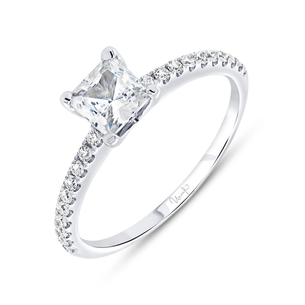 Uneek Unity Collection Straight Round Engagement Ring