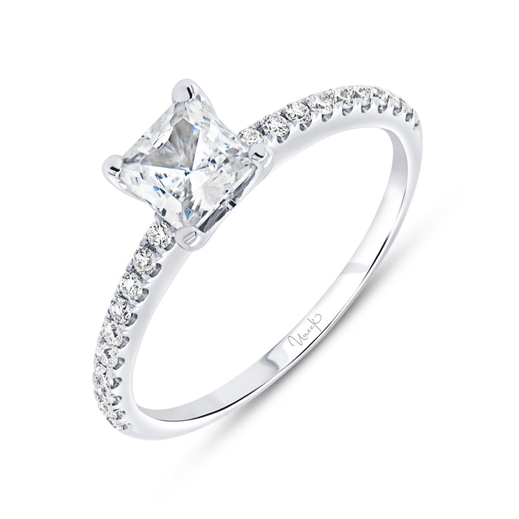 Uneek Unity Collection Straight Round Engagement Ring